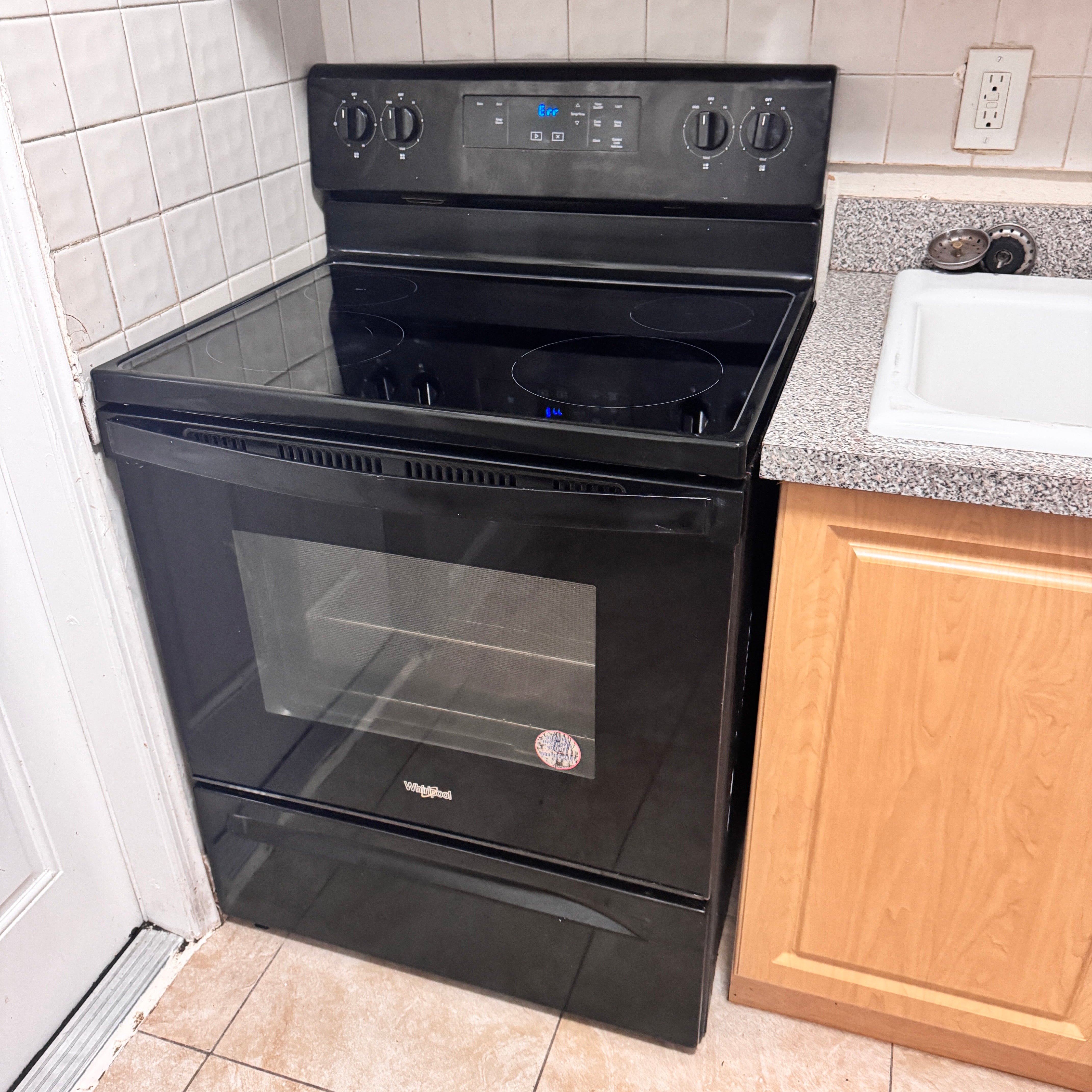Product Sold – Whirlpool Black Electric Stove Product Sold – Whirlpool Black Electric Stove